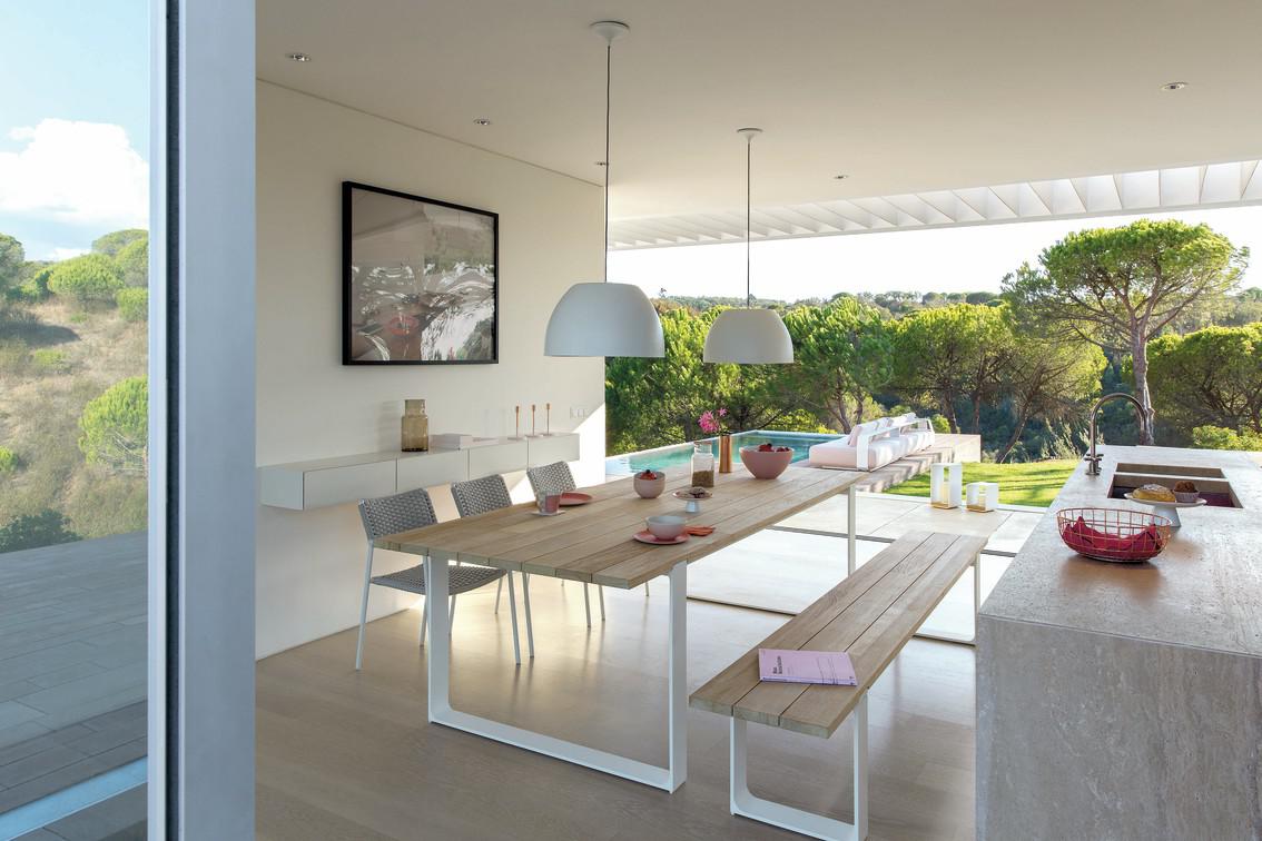 MNST236 Обеденный стол pwi white f8 270см x 107см Manutti Prato - Вид №3