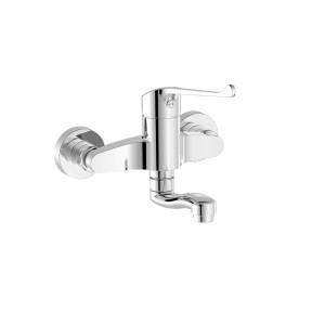 Однорычажный смеситель для настенной раковины в ОБЩЕСТВЕННЫХ МЕСТАХ-2163200111 TRES