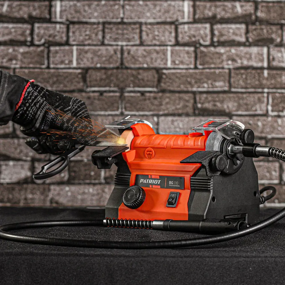 Точильный станок Patriot BG 110 с регулировкой оборотов 89358325 STLM-1412450 - Вид №10