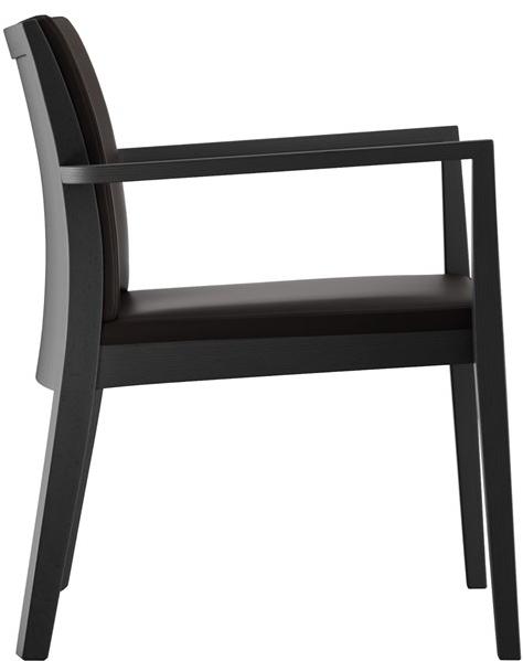 horgenglarus Стул из массива дерева с подлокотниками  6-775a  - Вид №2