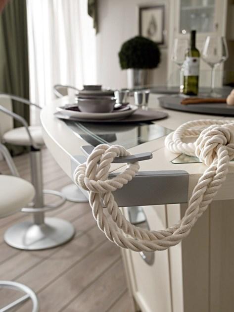 Caroti Кухня из лакированной древесины с островом  Prop. 847  - Вид №6