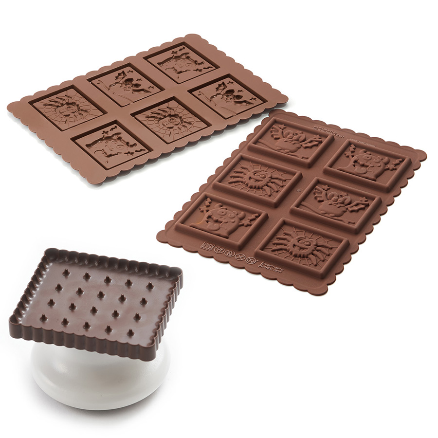 22.172.77.0165 Набор для приготовления печенья monsters, 15,5 х 11 х 5,5 см Silikomart 