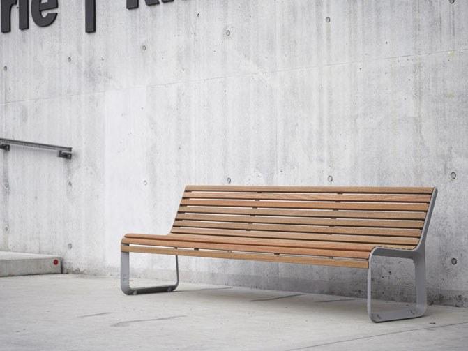 mmcité1 Скамейка из алюминия и дерева Portiqoa sun-id-1455212 - Вид №13