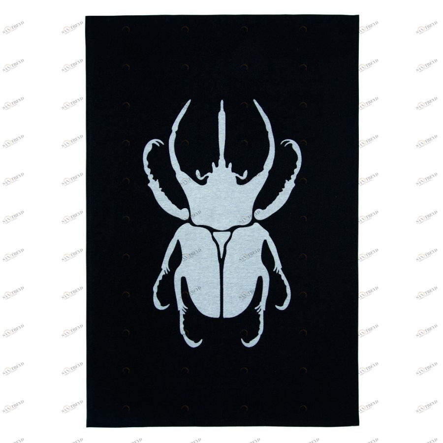 Ковер Scarabio, 160х230 см, черный Carpet Decor C1137