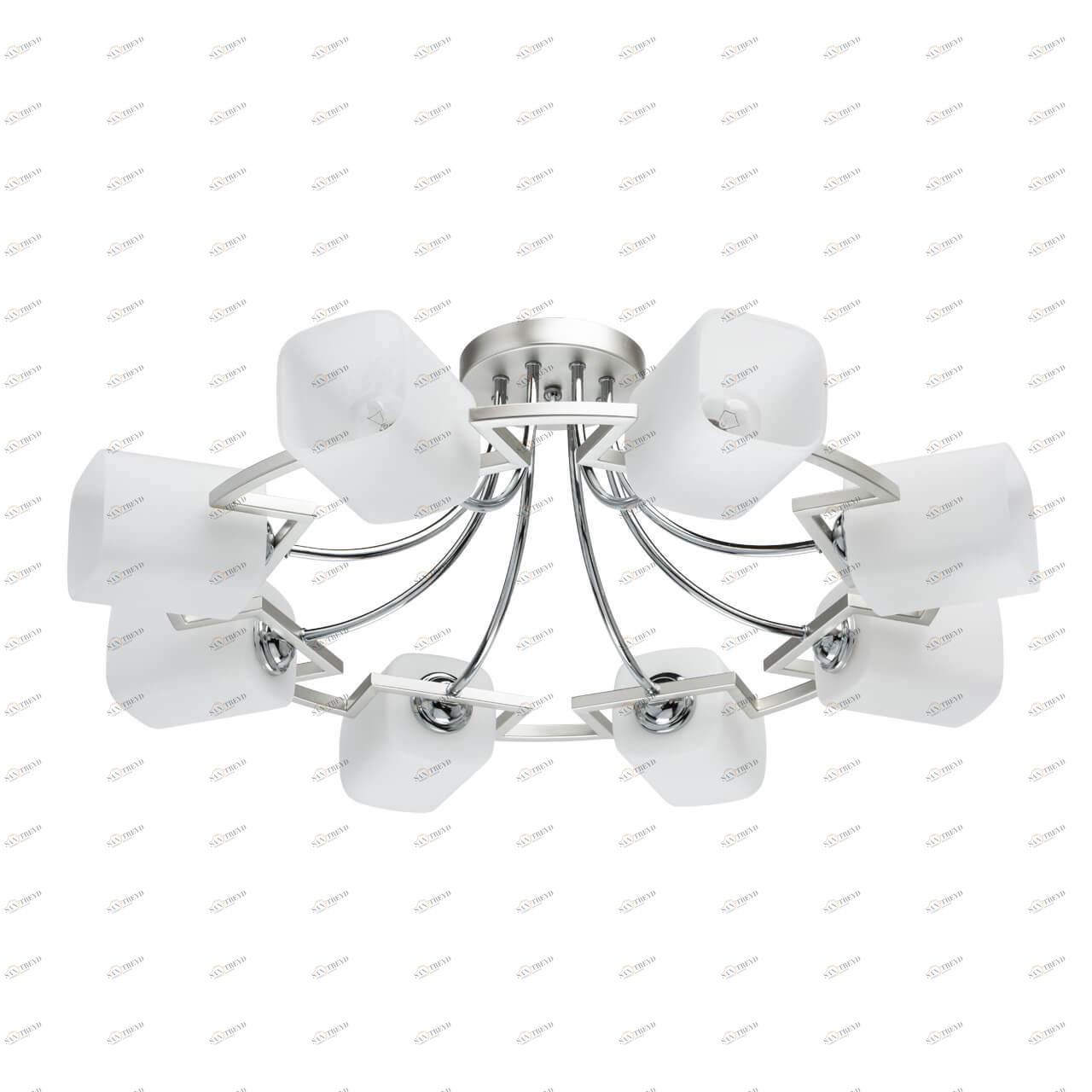 Потолочная люстра De Markt Тетро 673013508 DE MARKT ДИЗАЙНЕРСКИЕ, ТЕТРО 194068 Белый 