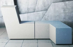 Metalco Модульная скамья из реконструированного камня