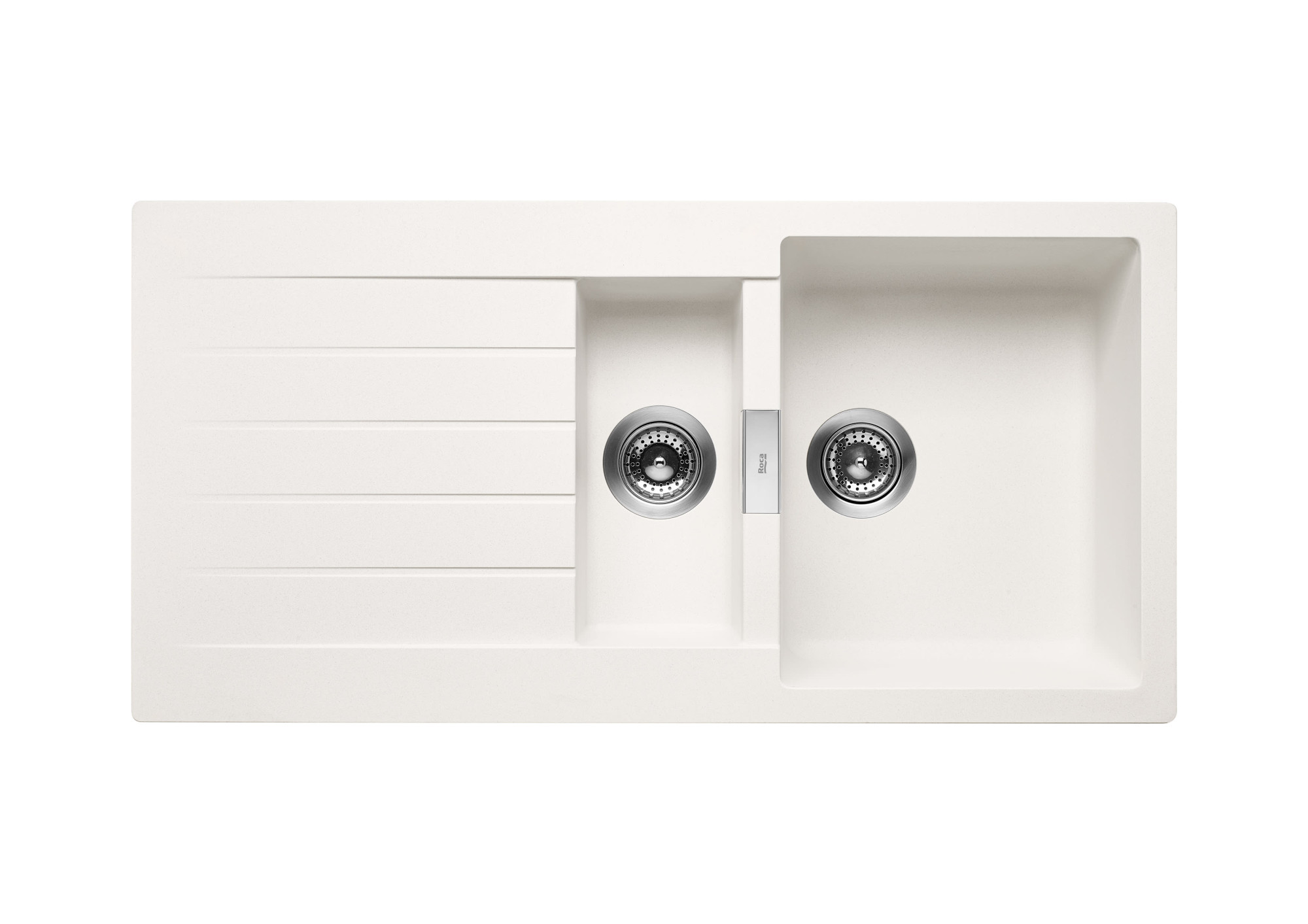 A880170020 Двусторонняя мойка QUARZEX® с 2 чашами ROCA Oslo