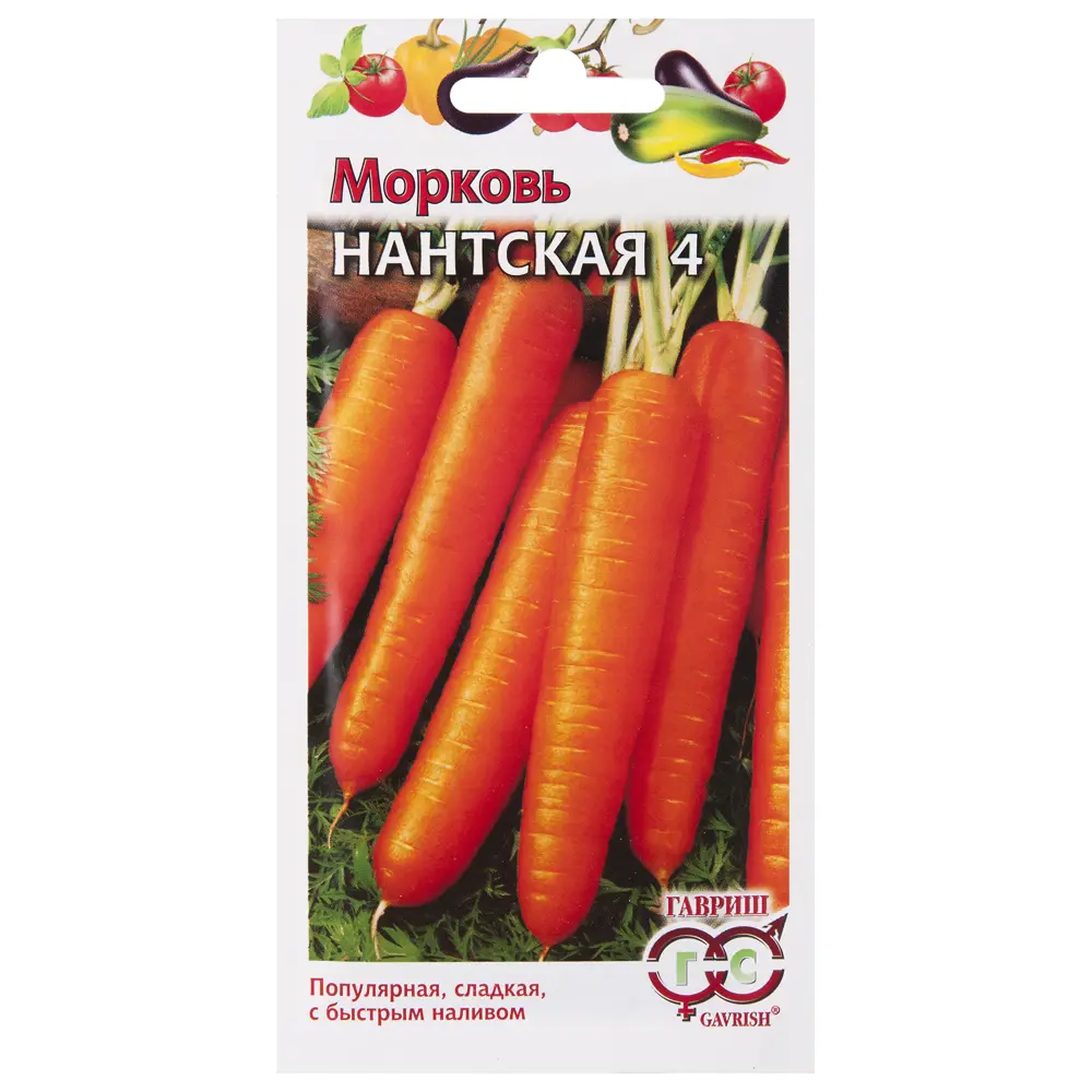 Семена Морковь «Нантская» 17265523 STLM-2081176 ГАВРИШ 