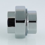 VTr.340.C.0005 Фитинг резьбовой – муфта разъемная хромированная Valtec 3/4"  - Вид №4