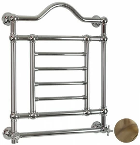 Полотенцесушитель MIGLIORE Edward ML.EDW-EL.500.BR 60 x 80 см - бронза, провод слева