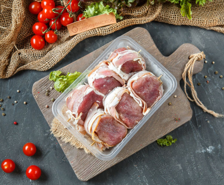 6113 Медальоны из свиной вырезки в беконе Вкусляндия  - Вид №2
