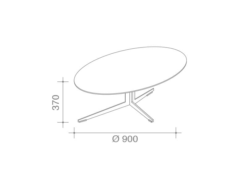 Круглый мраморный журнальный столик Lema OYDO ARCH-00037714 - Вид №2