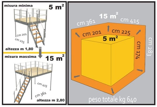 Стальной мезонин SVELT T15 ARCH-00015306 - Вид №1