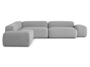 Тканевый съемный модульный угловой диван