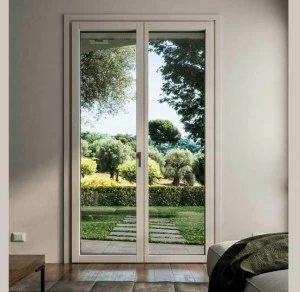 COCIF Французское окно с терморазрывом из алюминия и дерева Planar