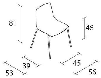 Alias Стул полипропиленовый Slim sun-id-1487411 - Вид №8