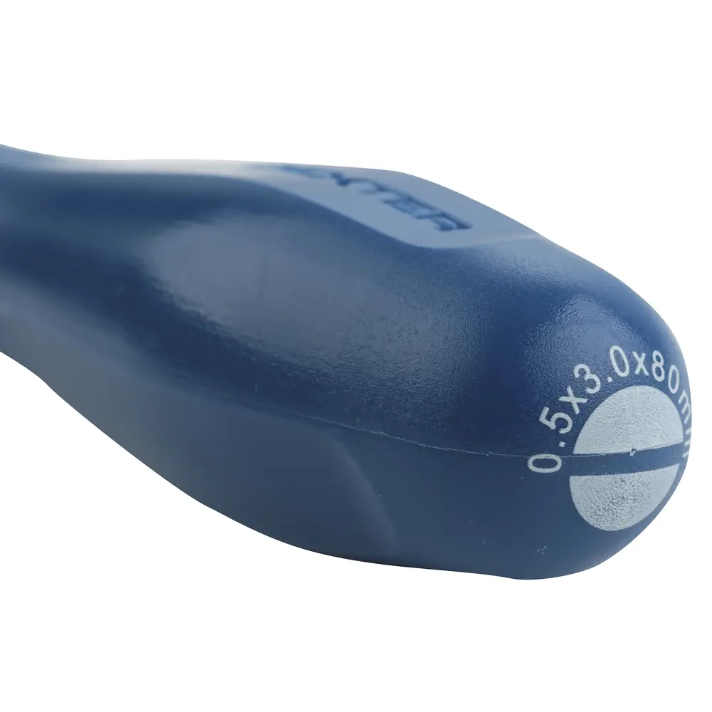 Отвертка шлицевая Dexter Basic с эргономичной ручкой SL3x80 мм 18149330 STLM-0009655 - Вид №6