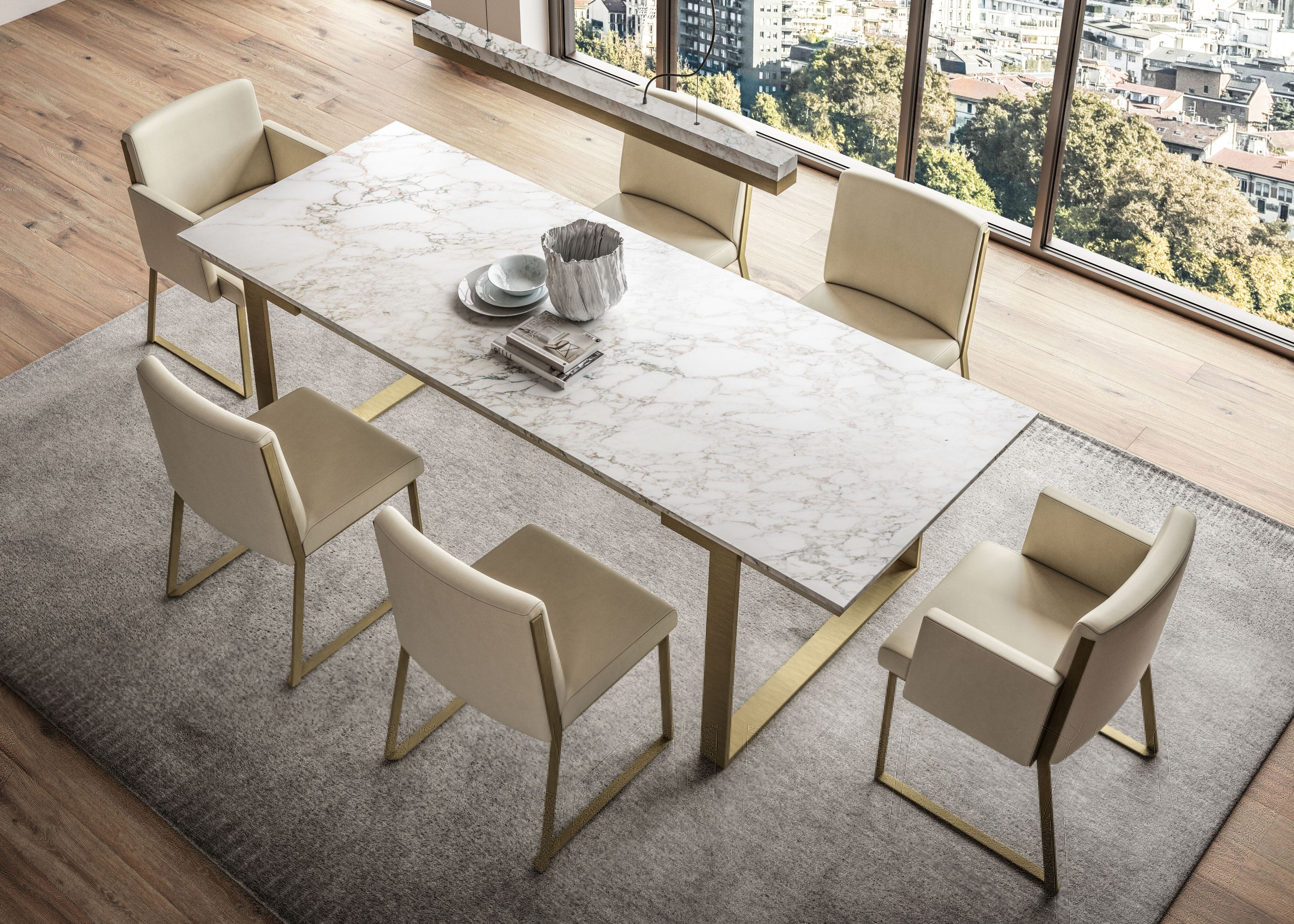 Кожаный стул с подлокотниками Casa Covre Palio ARCH-00120940 - Вид №4