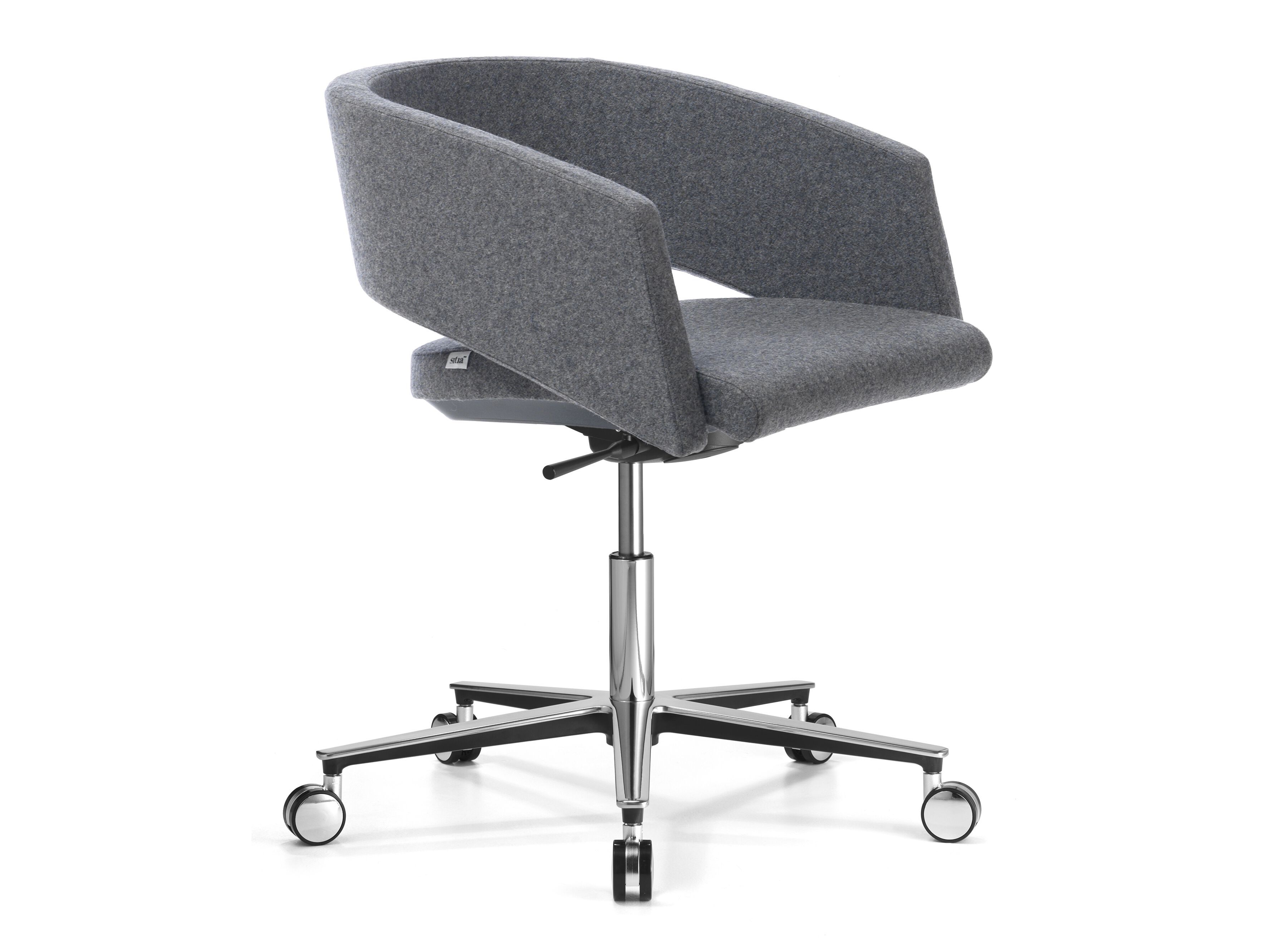 MAJOR-5-спицевое кресло из ткани с колесами и подлокотниками SITIA ARCH-00132323