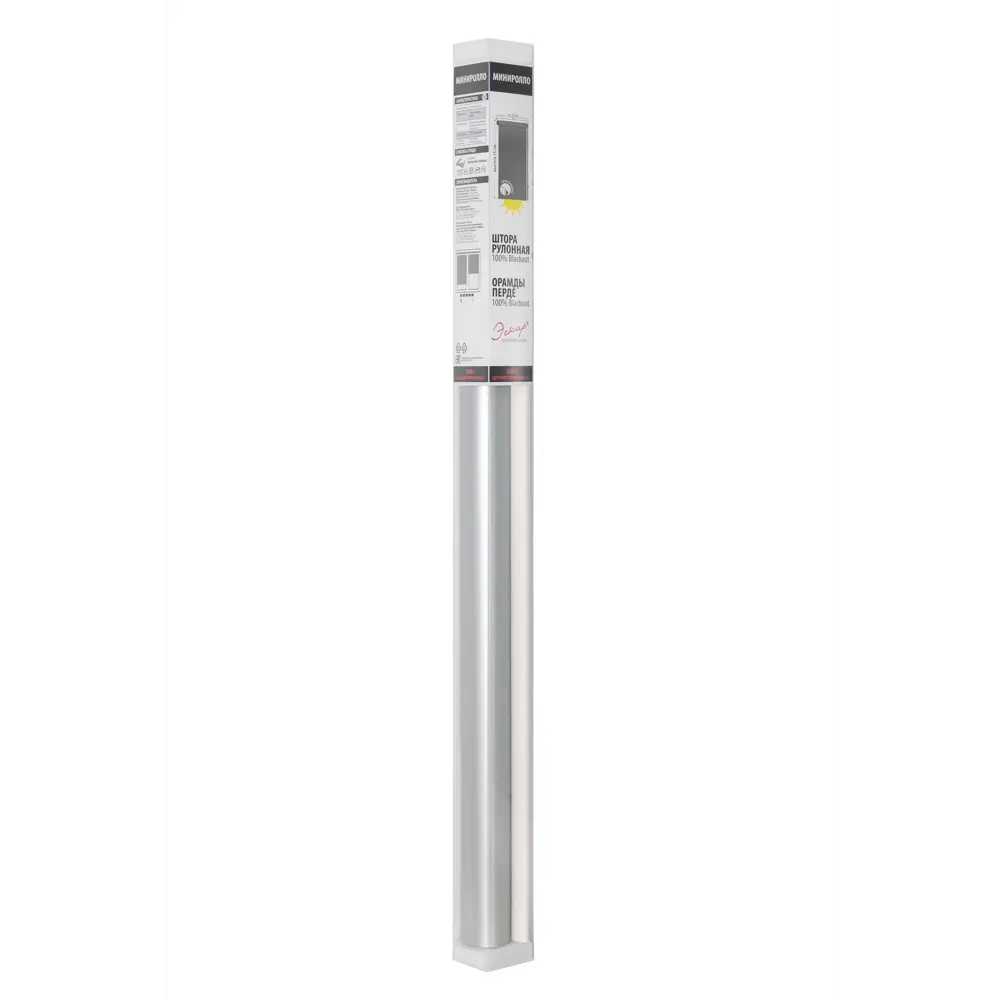 Штора рулонная блэкаут Эскар 70x160 см белая White 86792829 STLM-2044004 BLACKOUT - Вид №4