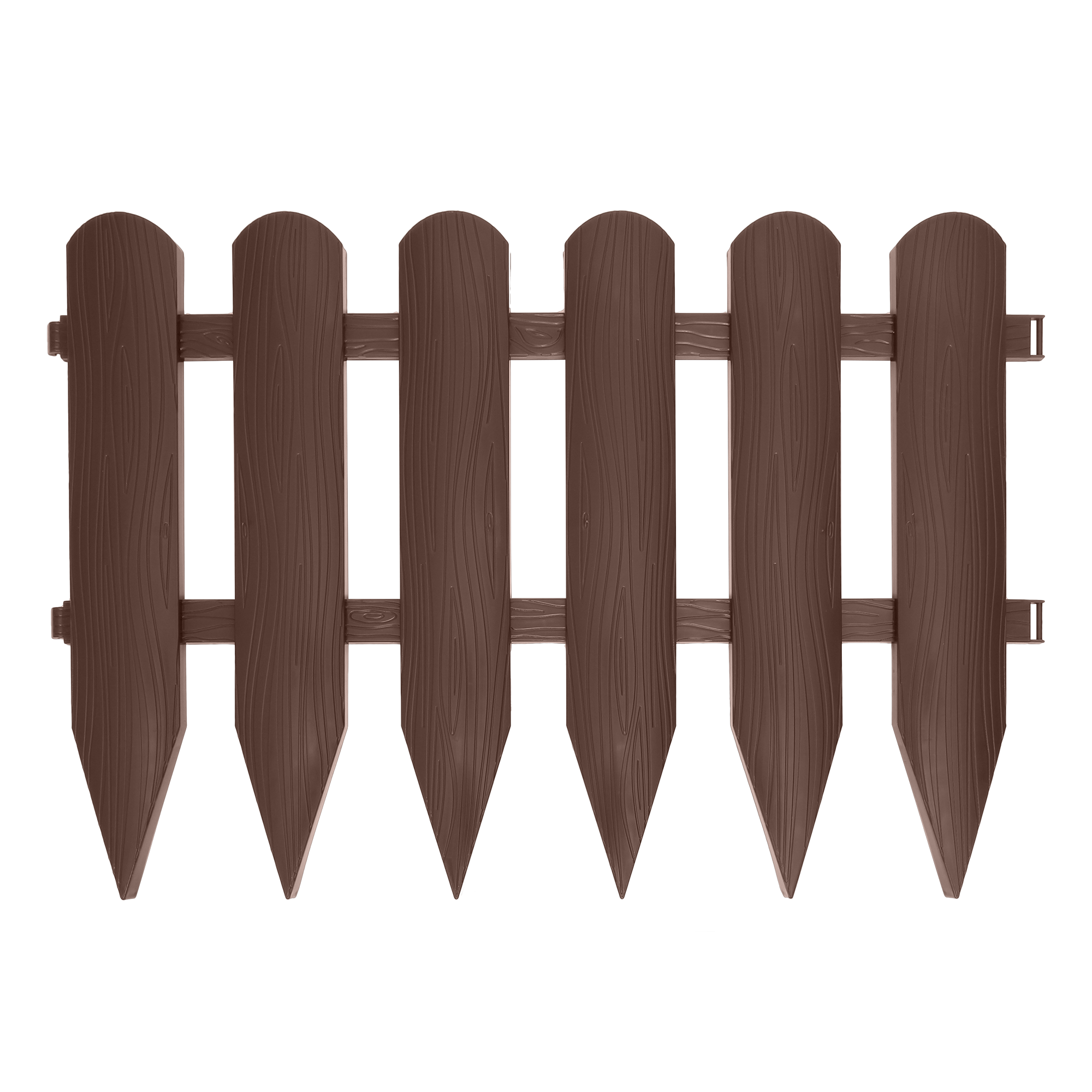 ПРОТЭКТ Штакетник декоративный для цветников с текстурой дерева 84621389 STLM-0053115