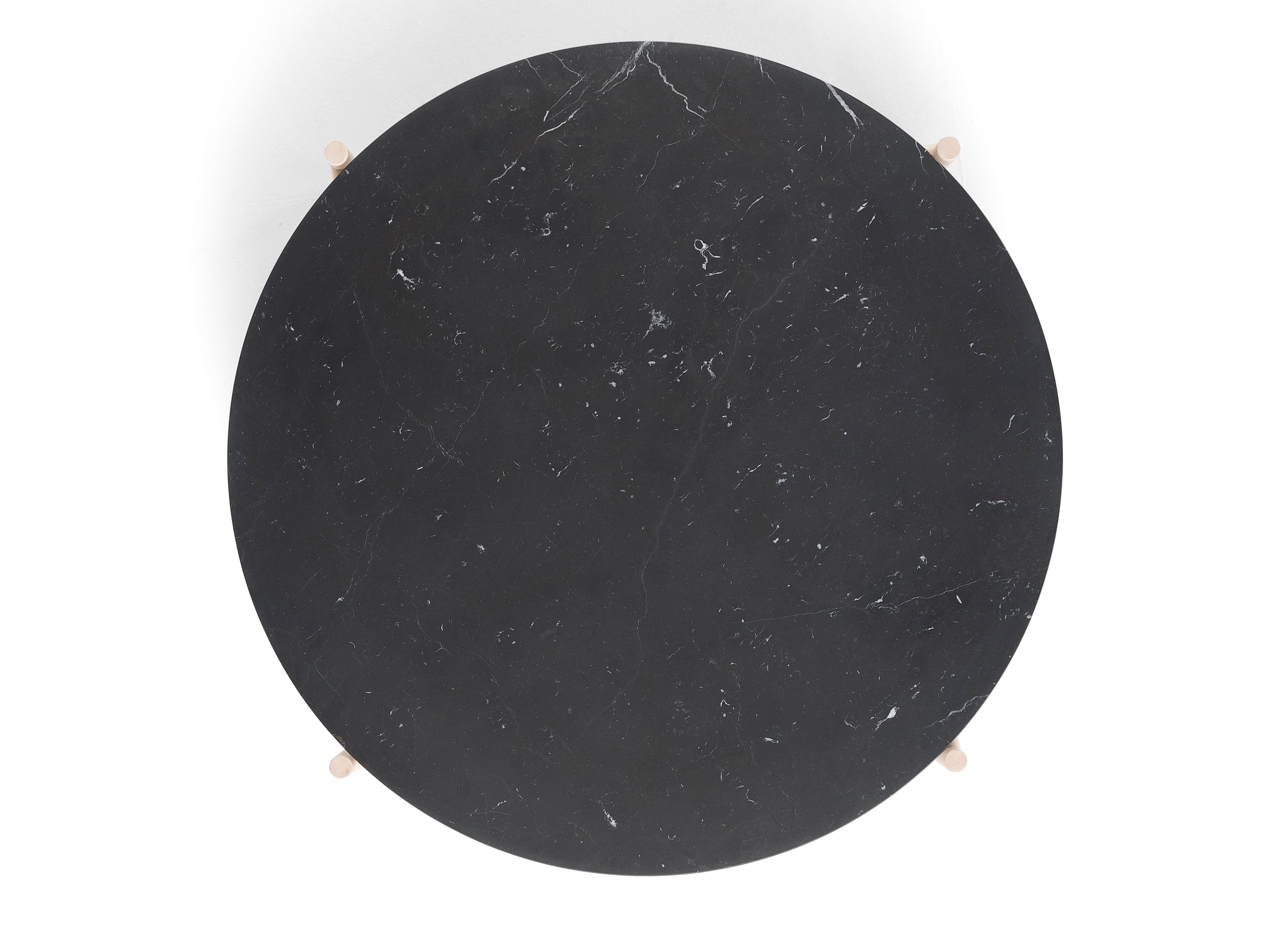 Круглый журнальный столик с мраморной или деревянной столешницей Amura ARCH-00006860 - Вид №9