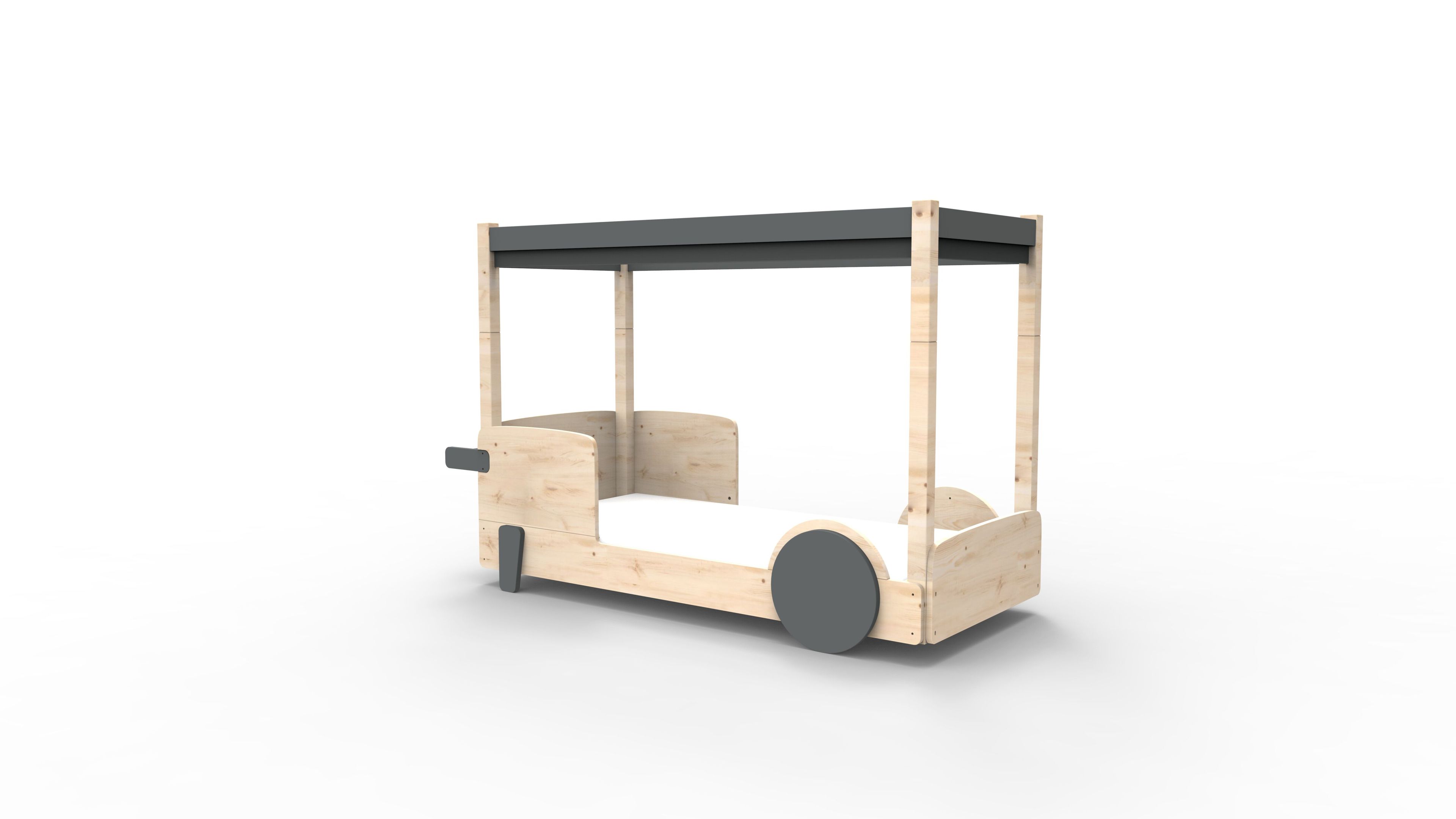 Деревянная односпальная кровать с балдахином Mathy by Bols ARCH-00085571 - Вид №37