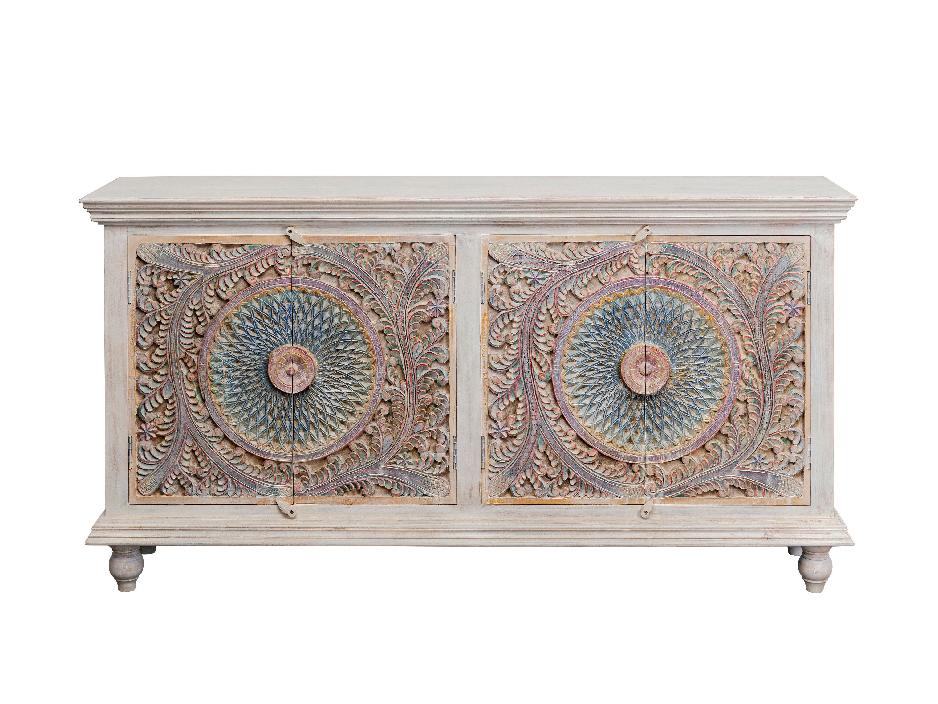 Шкаф из массива дерева с распашными дверцами KARE Design Гоа ARCH-00048379