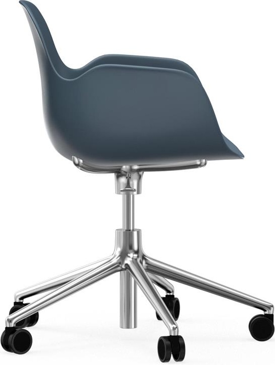 606143 Кресло Swivel 5W Gaslift Alu Blue Normann Copenhagen Form - Вид №2