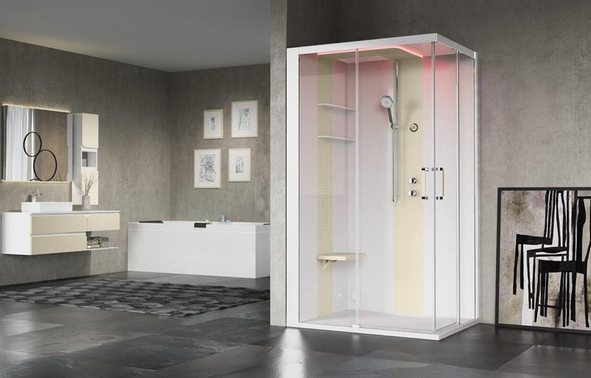 NOVELLINI Многофункциональная угловая душевая кабина Skill sun-id-1389662 - Вид №3