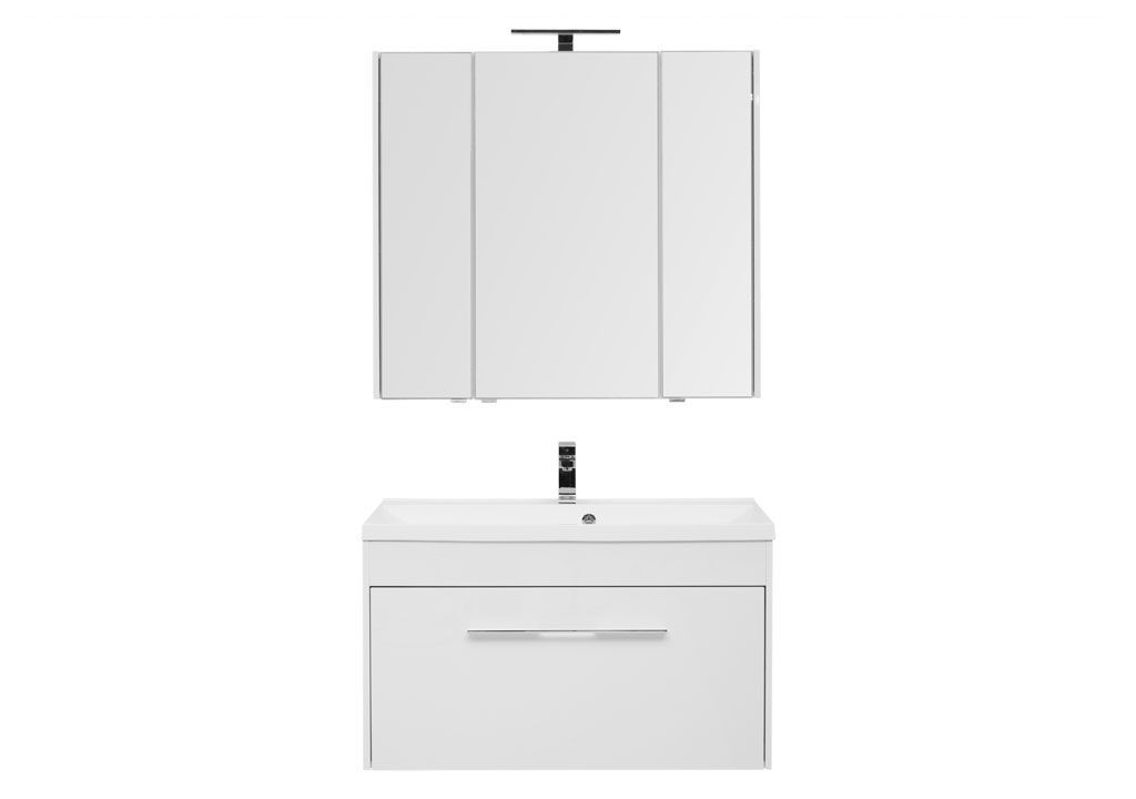 Мебель для ванной Aquanet Августа 100 белый 00225238 - Вид №2