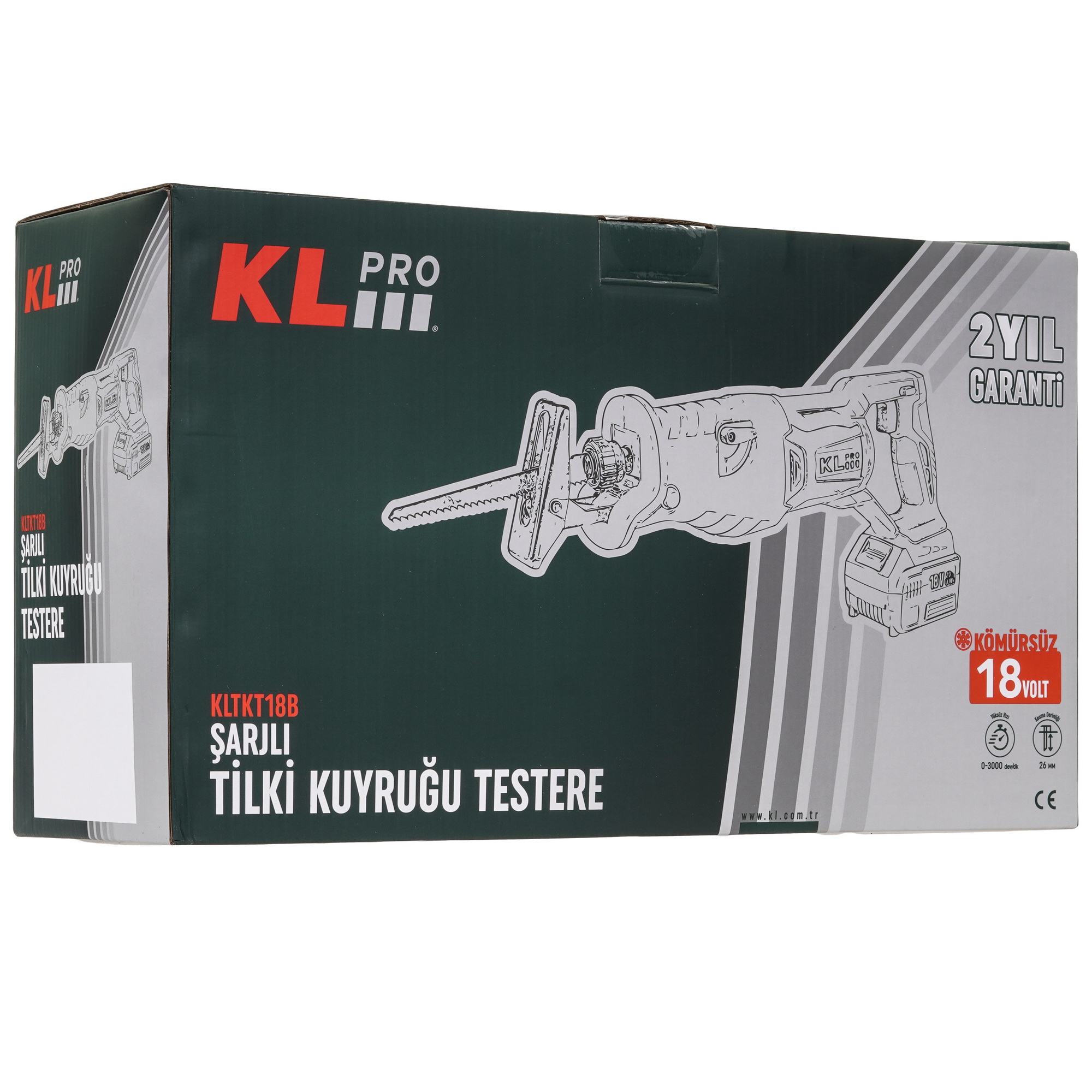 Сабельная пила KLPRO KLTKT18B-00   , Без ЗУ, Без АКБ 9150408 STDN-0113294 - Вид №8