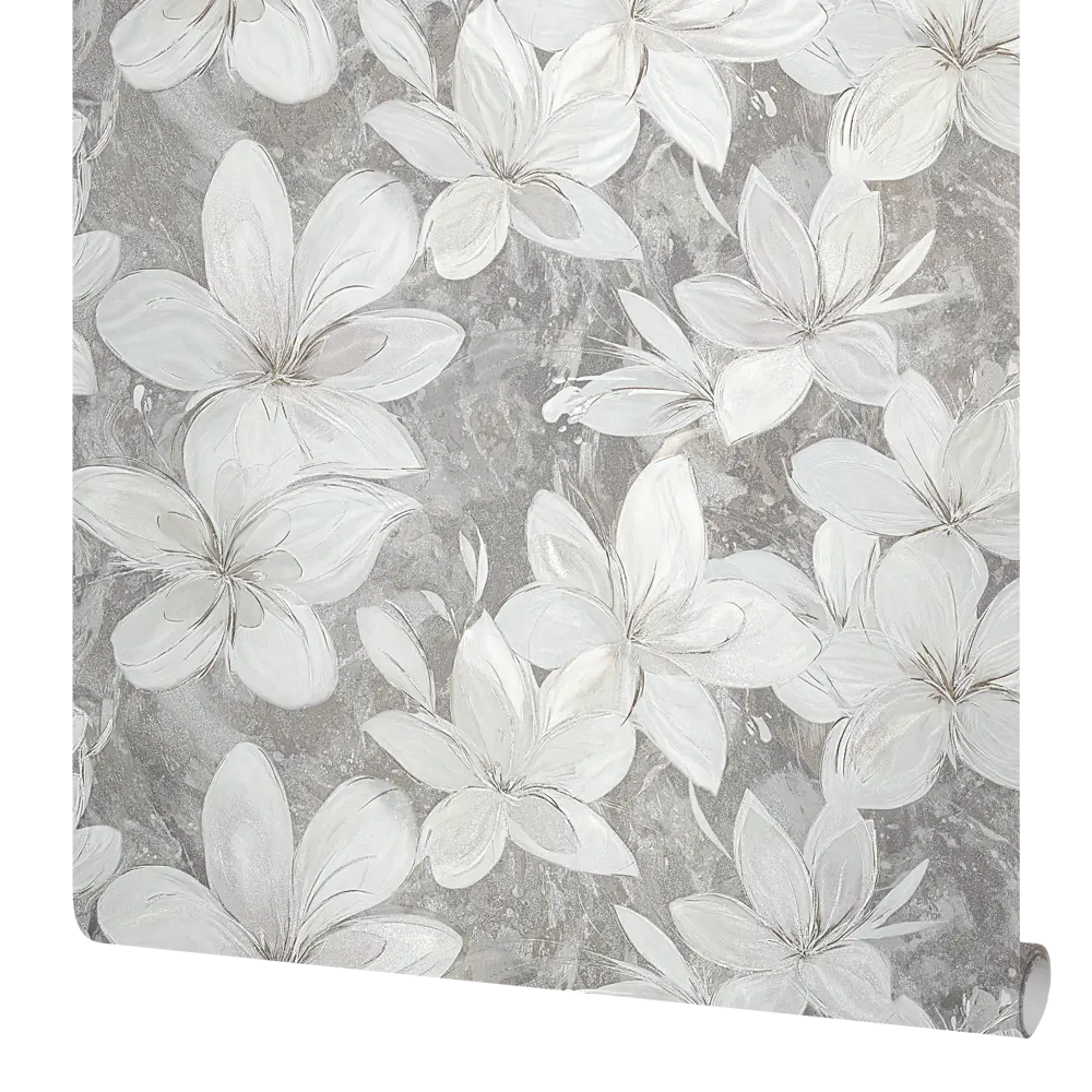 Обои флизелиновые Victoria Stenova Lola коричневые с цветочным рисунком в стиле кантри 89423655 STLM-1578994