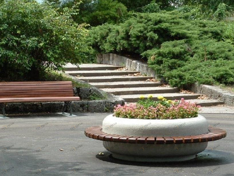 Bellitalia Круглая скамья со встроенной сеялкой Timeless sun-id-1480555