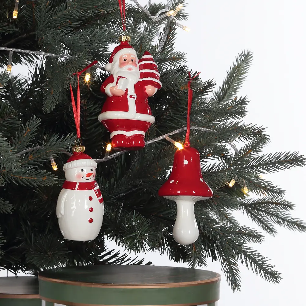 89378988 Украшение елочное «Дед Мороз», 934603 12x7x6.2 см, цвет красно-белый STLM-1540761 Santreyd  - Вид №4