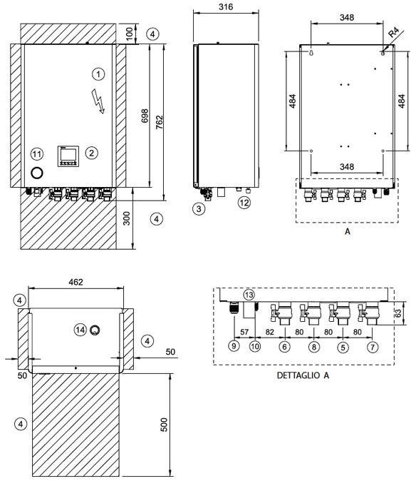 Rossato Group Инверторный тепловой насос с внутренним настенным блоком Air inverter sun-id-1495724 - Вид №2