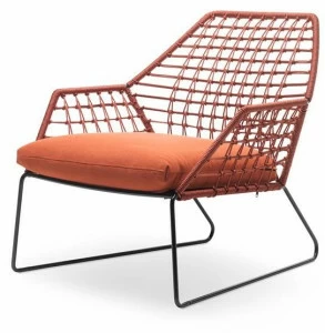 Saba Italia Садовое кресло из ткани и полиэтиленовых тросов New york soleil