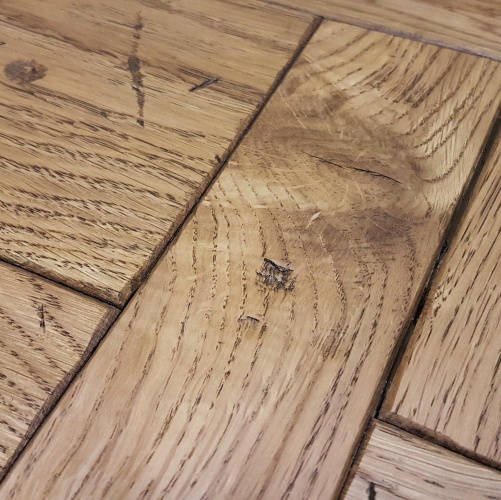 Модульный паркет Da Vinci Состаренный Дуб Натур (Рельефная) 600х600 мм 2600600530 - Вид №3