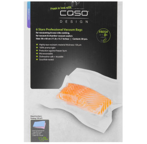 9297248 Пакеты для вакуумного упаковщика CASO 6 Sterne 30*40