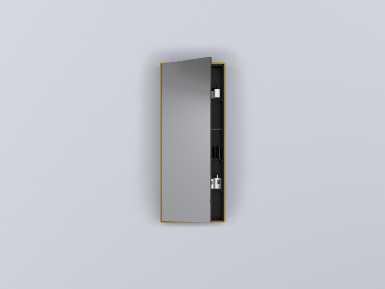 SPSTB-AM Simple Tall Box: Зеркальный шкафчик вертикальный с крашенным корпусом - реверсивный cielo Arcadia Ceramica Cielo 