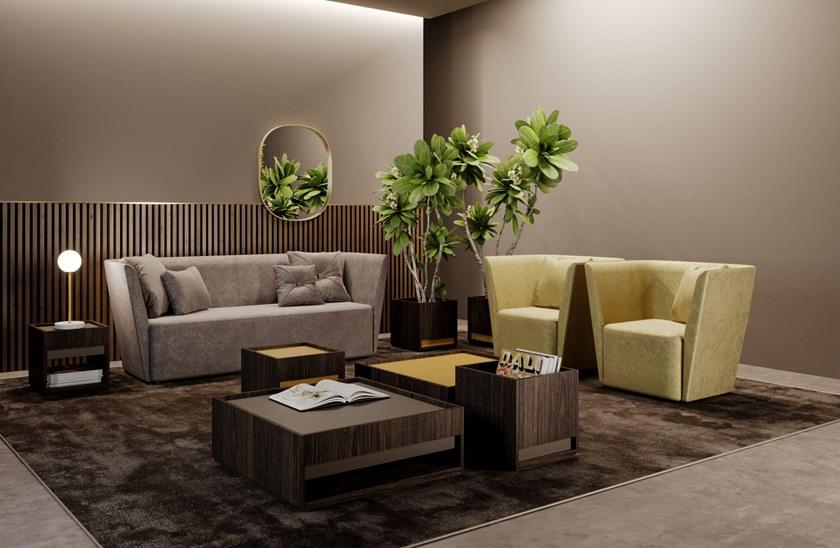 PROF Квадратный деревянный журнальный столик Sessanta sun-id-1499424 - Вид №7