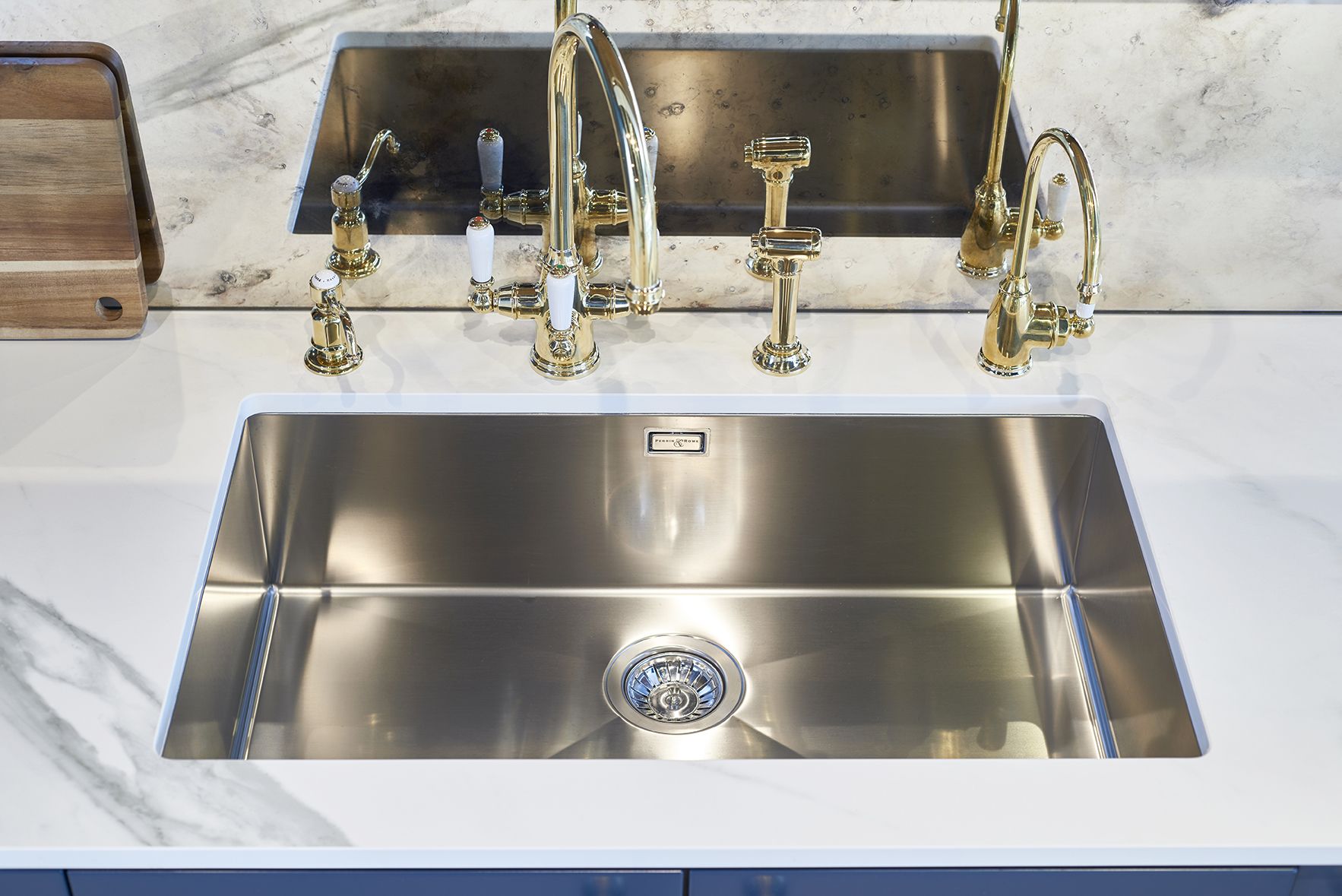 2671 Раковина из нержавеющей стали 710 мм (шкаф 800 мм) Traditional Perrinandrowe - Вид №2