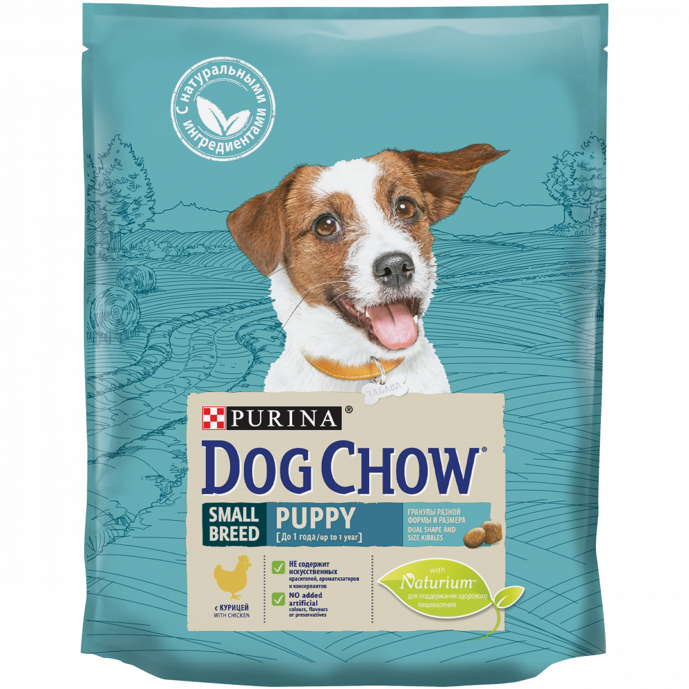 ПР0039625 Корм для щенков для мелких пород, курица сух. 800г Dog Chow 