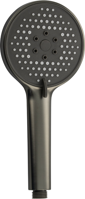 GFmark - Лейка душевая, массажная, графит, код: 6077