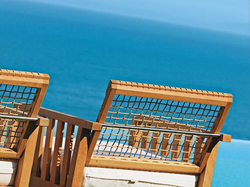 Unopiù Садовое кресло из тика с подлокотниками Synthesis Sypo - Вид №1