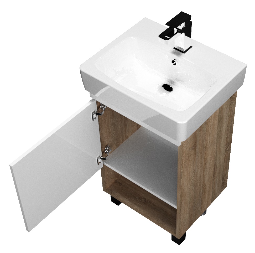 У76064 Тумба Tera 50Н 1д. Дуб Сонома 1 Marka TERA