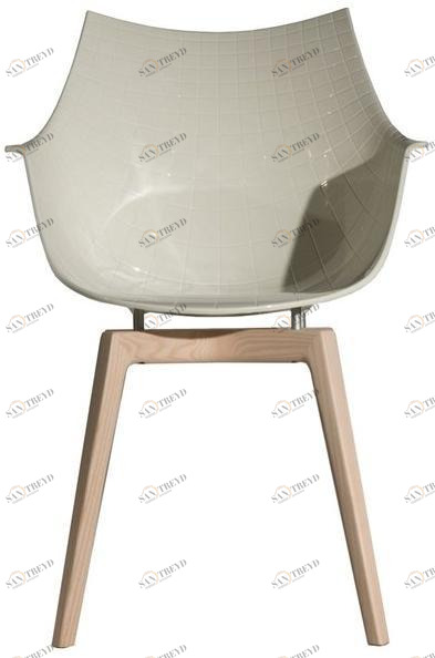 Driade Стул из поликарбоната с основанием из ясеня Meridiana sun-id-1470093