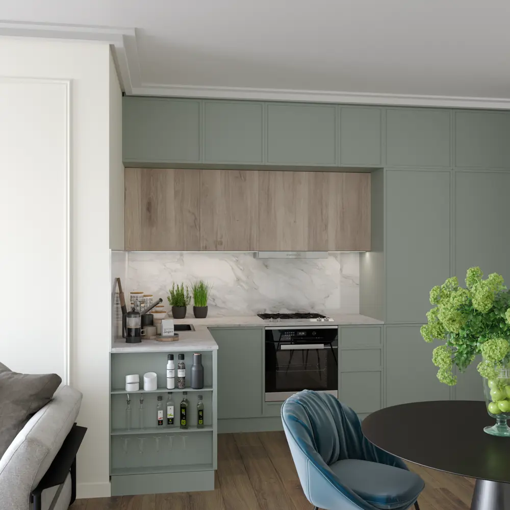 Столешница Раффиа 300x60x2 см искусственный камень цвет бежевый 83729622 STLM-2063994 Santreyd - Вид №6