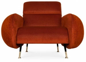 Essential Home Кресло из ткани с подлокотниками Marco