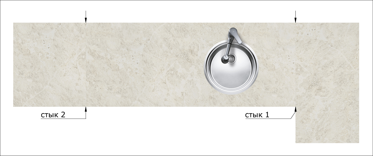 Столешницы для кухни - Артемидий благородный LIGRON LIST384 1264 - Вид №14